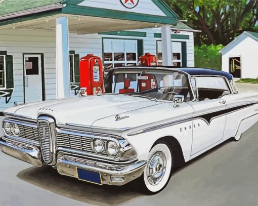 Edsel Ford Car paint by number