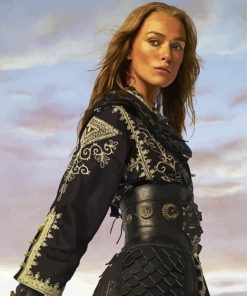 Elizabeth Swann Pirate paint by number
