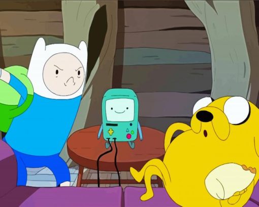 Finn And Jake Adventure paint by number
