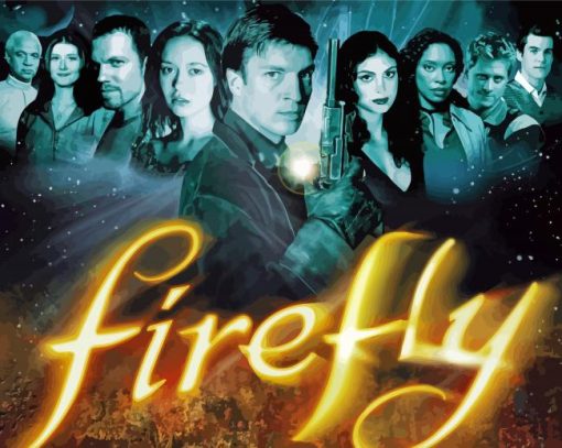Firefly Tv Show paint by number