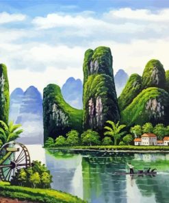 Guilin Landscape Art paint by number