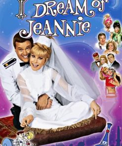 I Dream Of Jeannie Poster paint by number