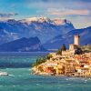 Italian Lake Garda Alps paint by number