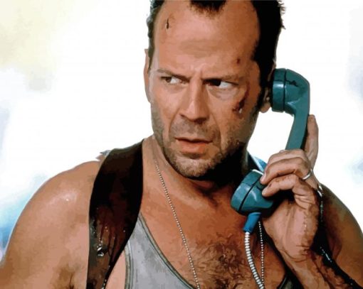 John McClane Character paint by number