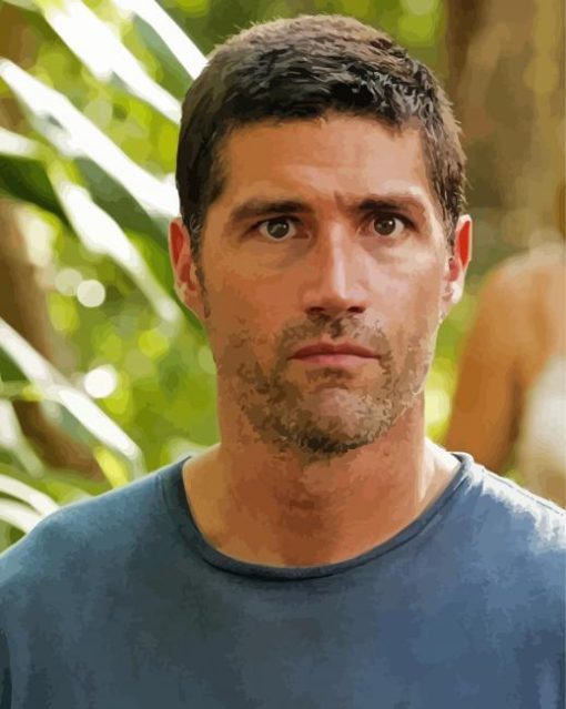 Matthew Fox Lost paint by number
