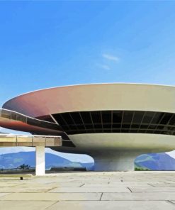 Oscar Niemeyer Building paint by number