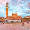 Piazza Del Campo Siena Italy paint by number