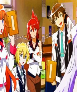 Plastic Memories Characters paint by number