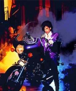 Purple Rain Movie Poster paint by number