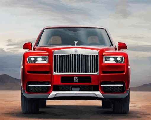 Rolls Royce Motor Car paint by number