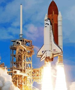 Space Shuttle paint by number
