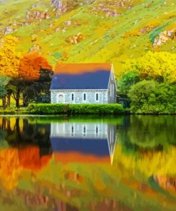 St Finbarrs Irish Oratory In Fall paint by number