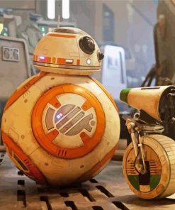 Star Wars Bb8 paint by number