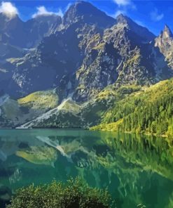 Tatra Mountains paint by number