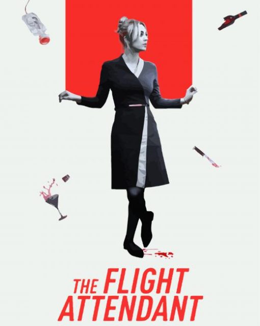 The Flight Attendant Movie paint by number