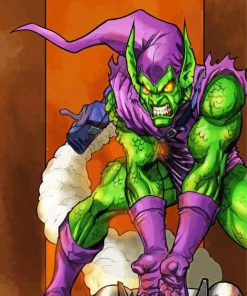 The Green Goblin Art paint by number