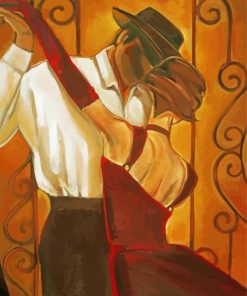 Salsa Dancers paint by number