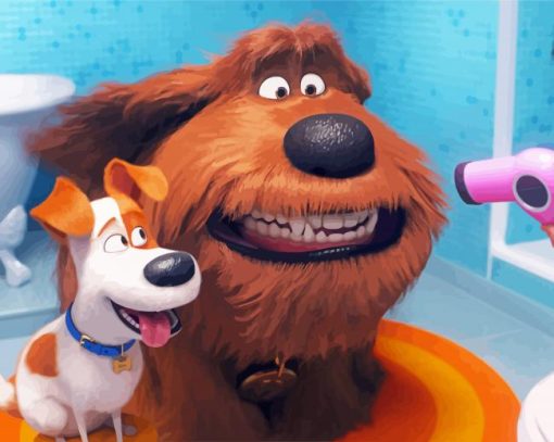 The Secret Life Of Pets paint by number
