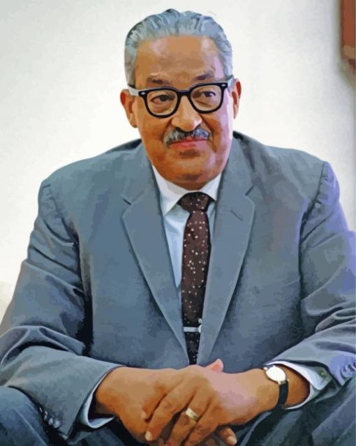 Thurgood Marshall paint by number