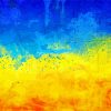 Ukraine Flag Splash paint by number