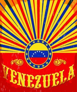 Venezuela Poster paint by number