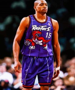 Vince Carter paint by number