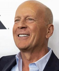 Walter Bruce Willis paint by number