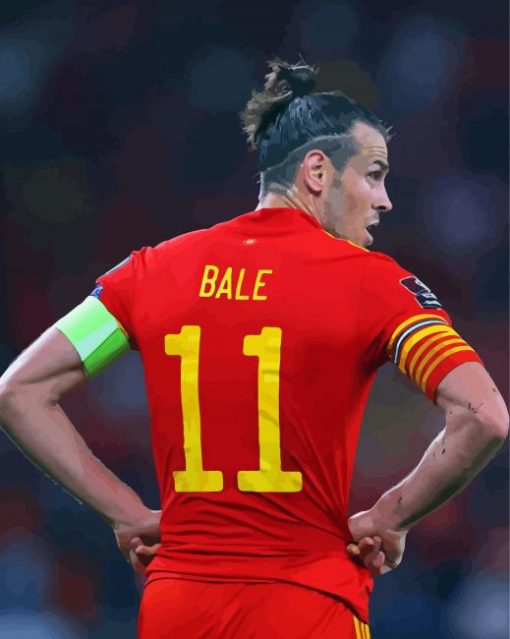 Gareth Bale Football Player paint by number