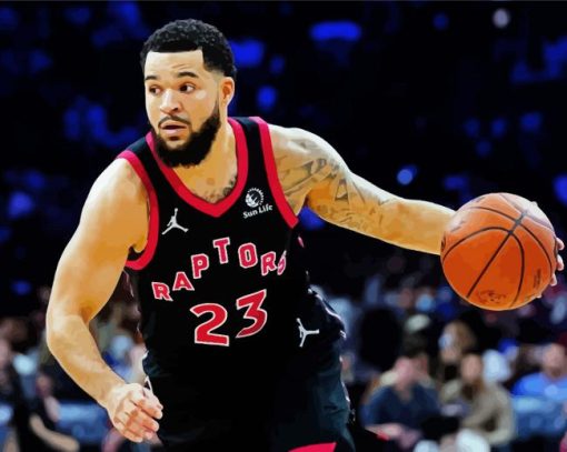 Aesthetic Fred Vanvleet paint by number
