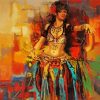 Belly Dancer paint by number