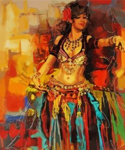 Belly Dancer paint by number