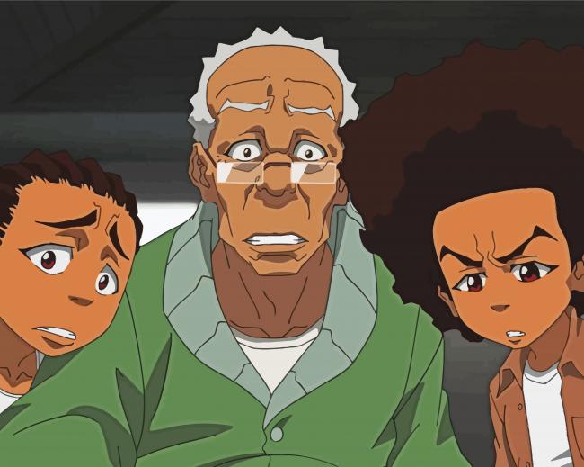 Boondocks Characters paint by number