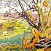 Charles Burchfield Landscape paint by number