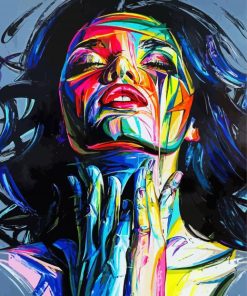Colorful Woman Art paint by number