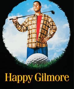 Happy Gilmore Movie Poster paint by number