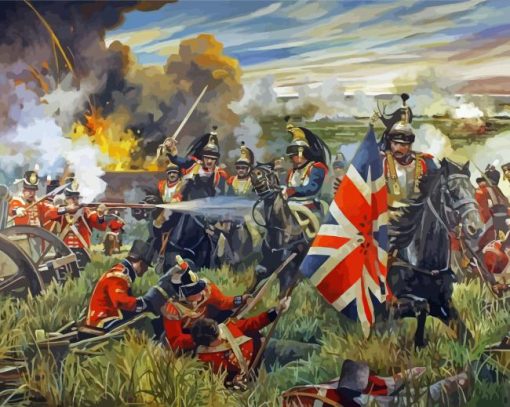 History British Army paint by number