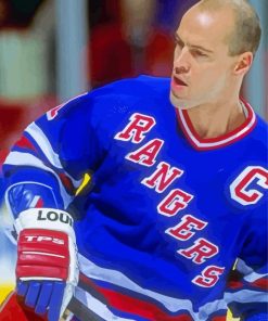 Mark Messier paint by number