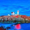 Nubble Lighthouse York paint by number