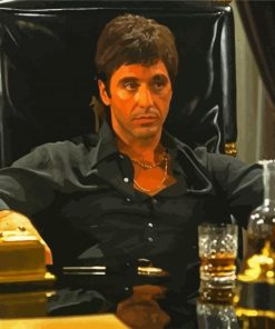 Scarface Movie paint by number