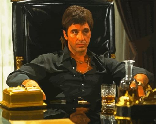 Scarface Movie paint by number