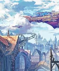 Steampunk City paint by number