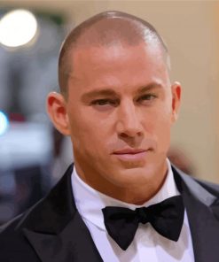 The Actor Channing Tatum paint by number