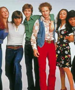 Vintage That 70s Show paint by number