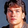 Young Patrick Swayze paint by number