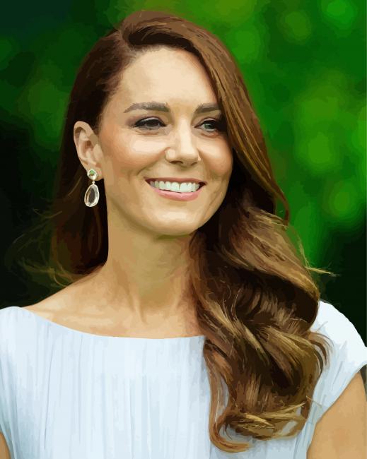 Kate Middleton Paint by Numbers - PaintingByNumbersKit.COM