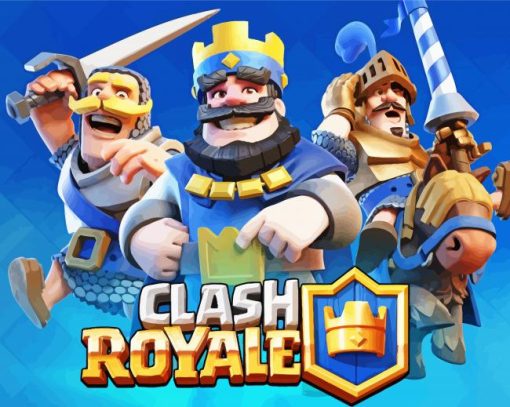 Clash Royale paint by number