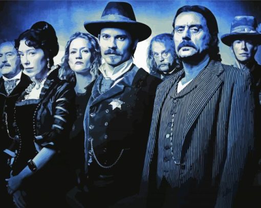 Deadwood Characters paint by number