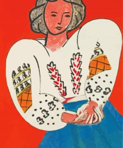 La Blouse Roumaine By Henri Matisse paint by number