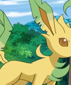 Leafeon Anime paint by number