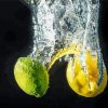 Lemons And Limes Under Water paint by number